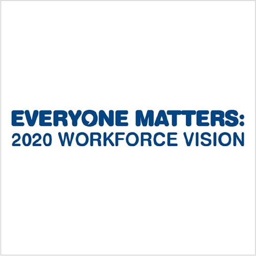 Everyone Matters: 2020 Workforce Vision logo