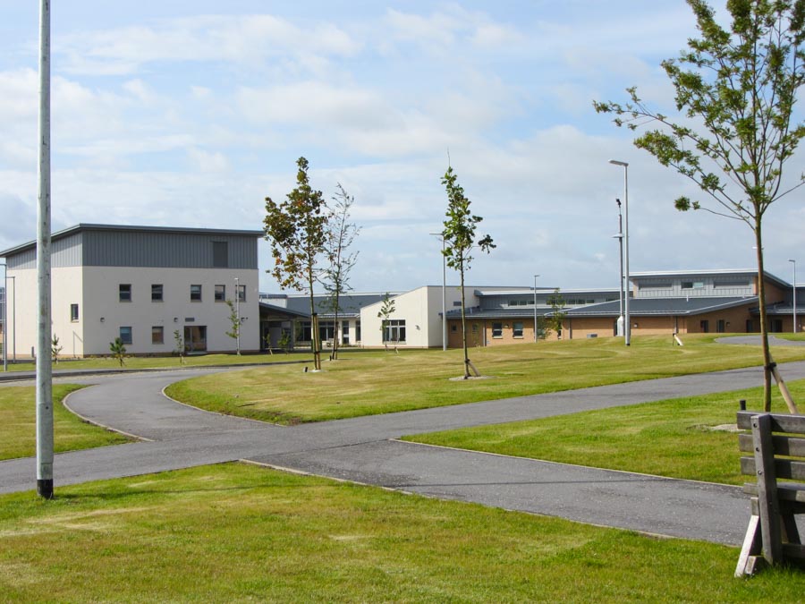 Patient accommodation (hub and wards).