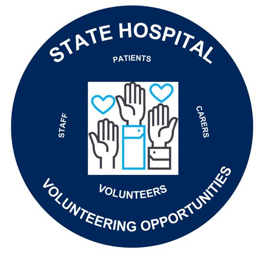 State Hospital Volunteering Logo.